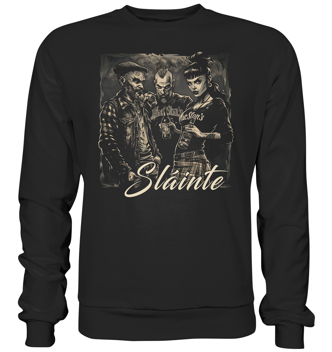 Sláinte "Group Of Punks I" - Premium Sweatshirt