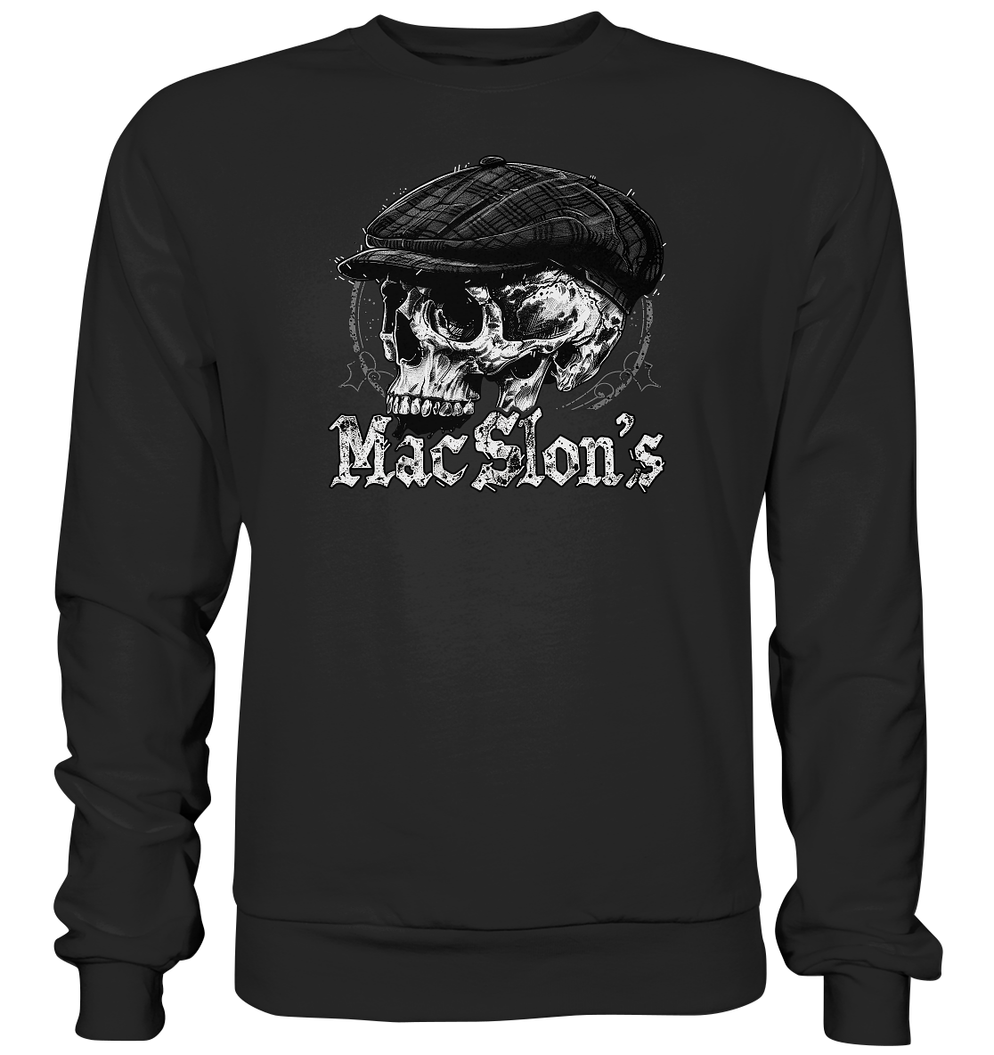 MacSlon's "Flatcap-Skull II" - Premium Sweatshirt
