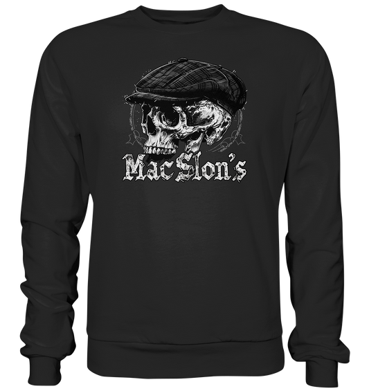 MacSlon's "Flatcap-Skull II" - Premium Sweatshirt