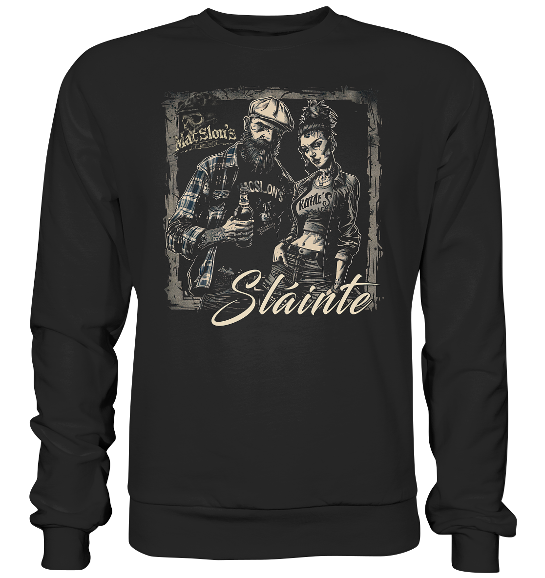 Sláinte "Couple Of Punks I" - Premium Sweatshirt