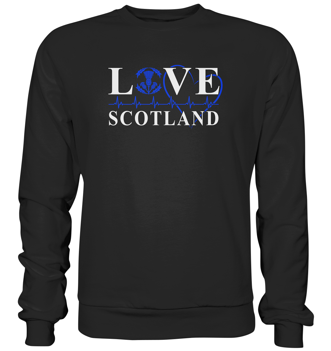 Love Scotland "Heartbeat" - Premium Sweatshirt