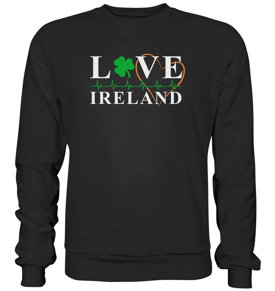 Love Ireland "Heartbeat" - Premium Sweatshirt