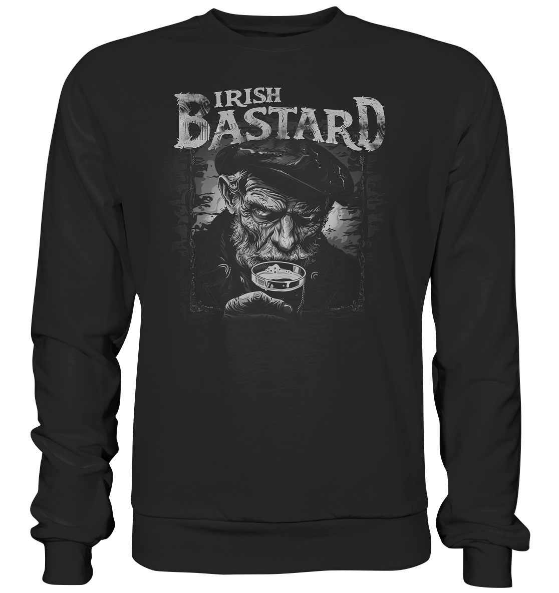 Irish Bastard "Old Irish Man II" - Premium Sweatshirt