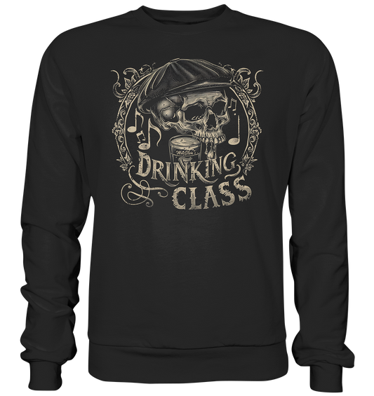 Drinking Class "Flatcap-Skull I"  - Premium Sweatshirt