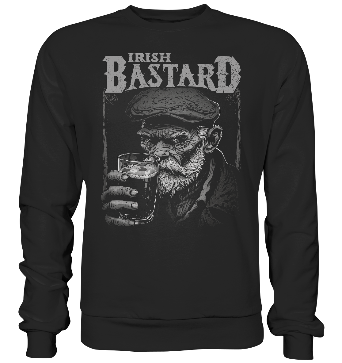 Irish Bastard "Old Irish Man I"  - Premium Sweatshirt