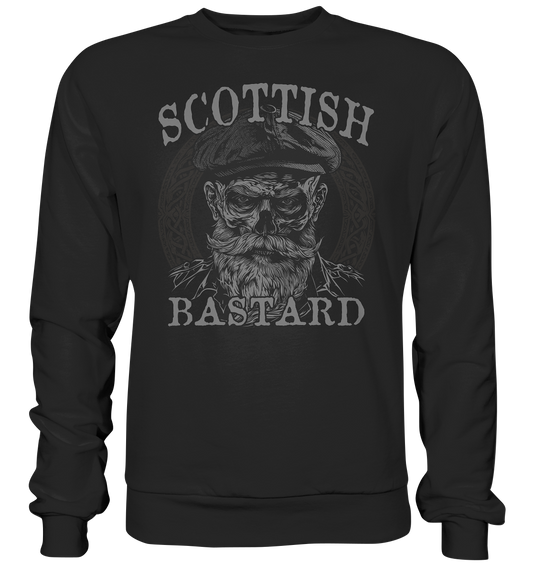 Scottish Bastard "Flatcap Skull I" - Premium Sweatshirt