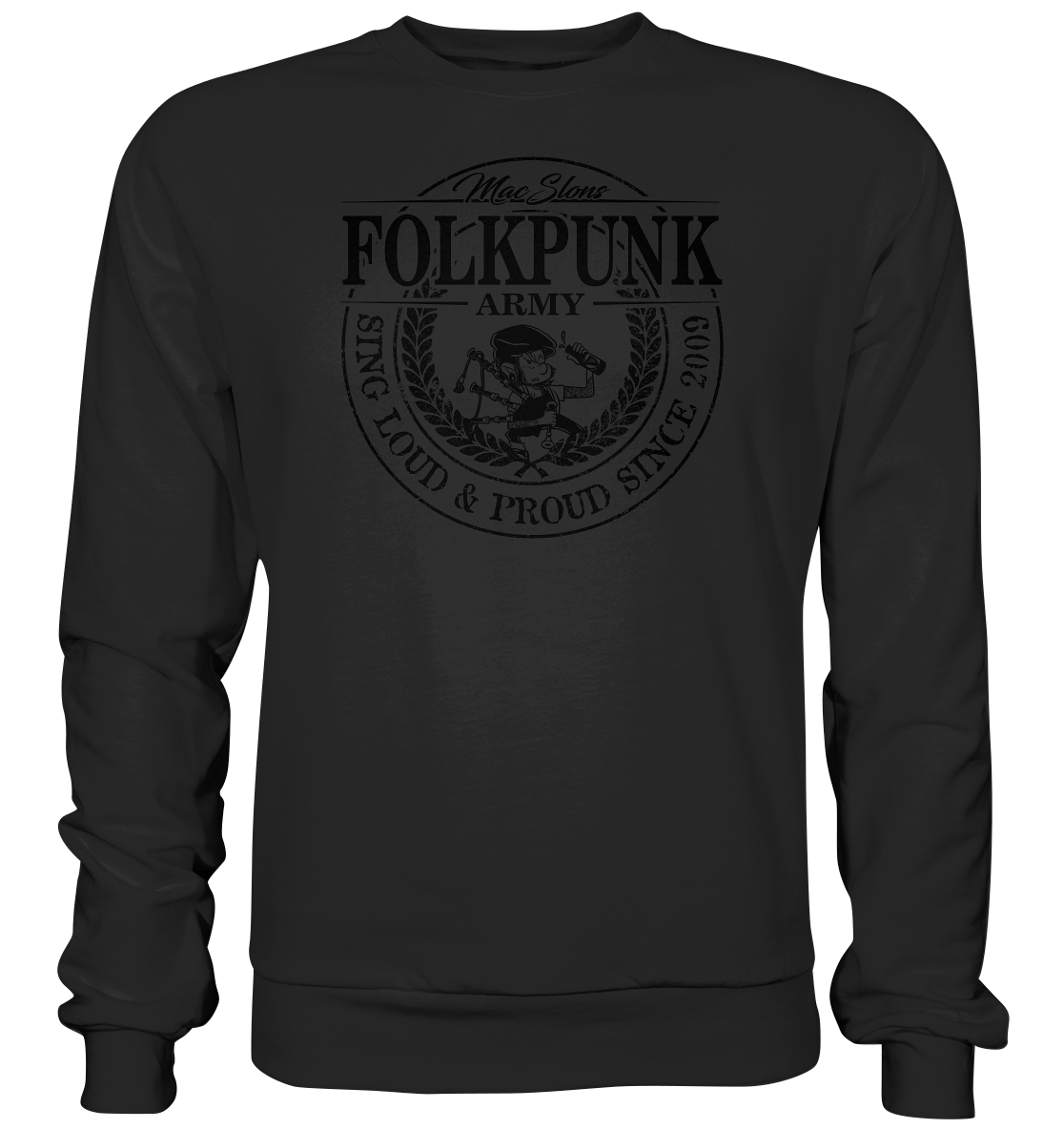 MacSlon's "Folkpunk Army" - Premium Sweatshirt