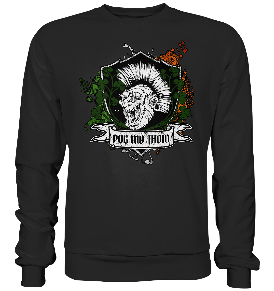 Póg Mo Thóin Streetwear "Crest" - Premium Sweatshirt