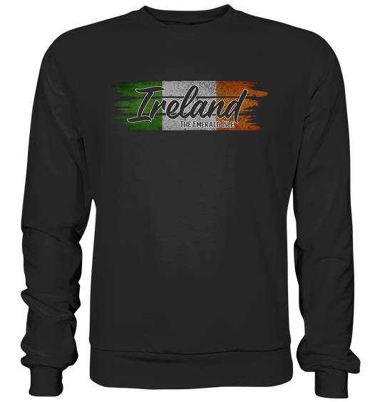 Ireland "The Emerald Isle / Flag" - Premium Sweatshirt