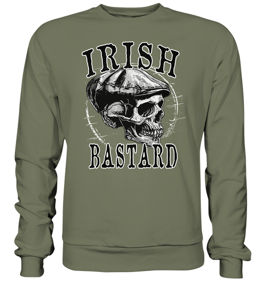 Irish Bastard "Flatcap-Skull II" - Premium Sweatshirt