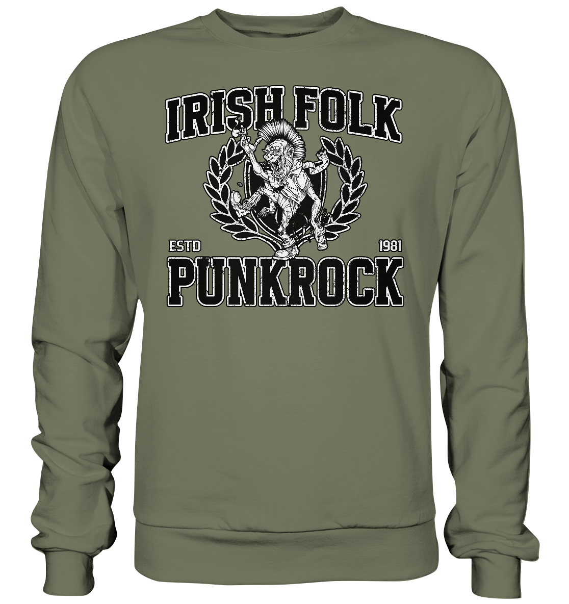 Irish Folk Punkrock "Estd. 1981" - Premium Sweatshirt