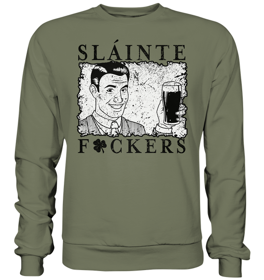 Sláinte "F*ckers" *Shamrock* - Premium Sweatshirt