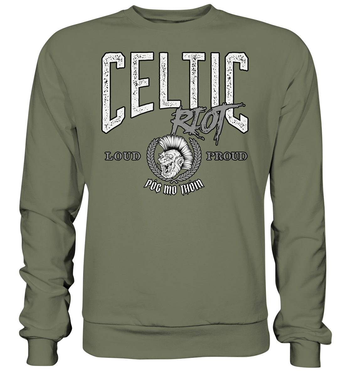 Póg Mo Thóin Streetwear "Celtic Riot" - Premium Sweatshirt