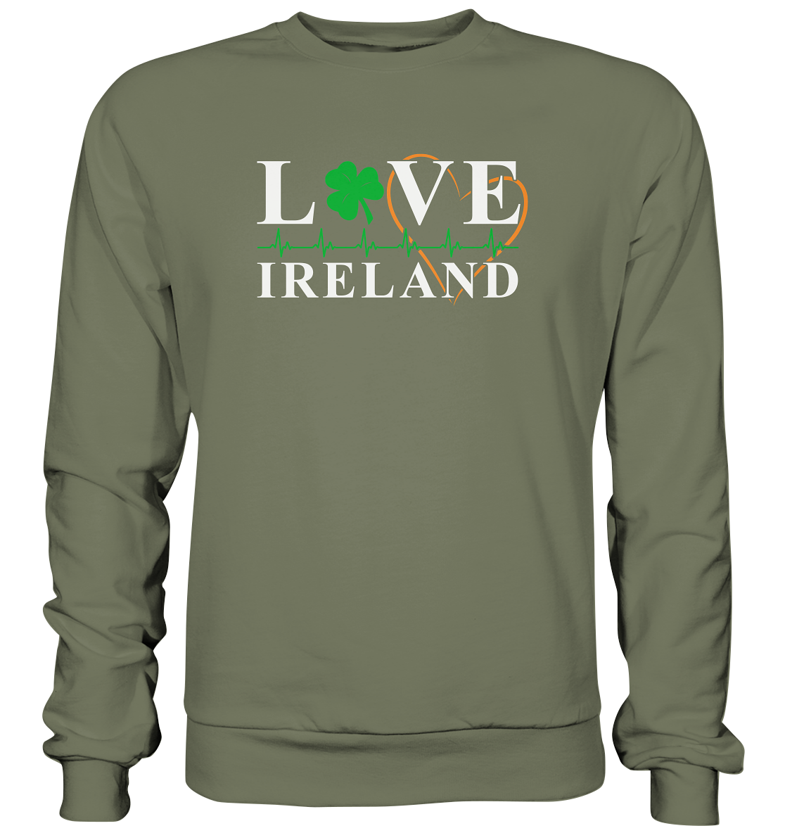Love Ireland "Heartbeat" - Premium Sweatshirt