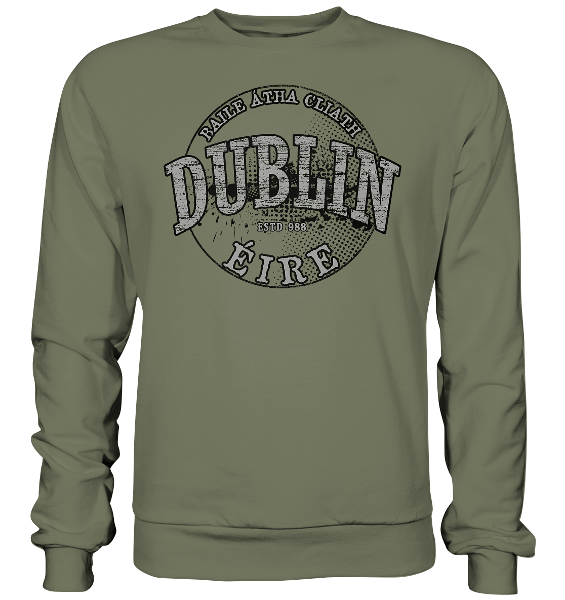Dublin "Estd 988 / Baile Átha Cliath / Éire"  - Premium Sweatshirt