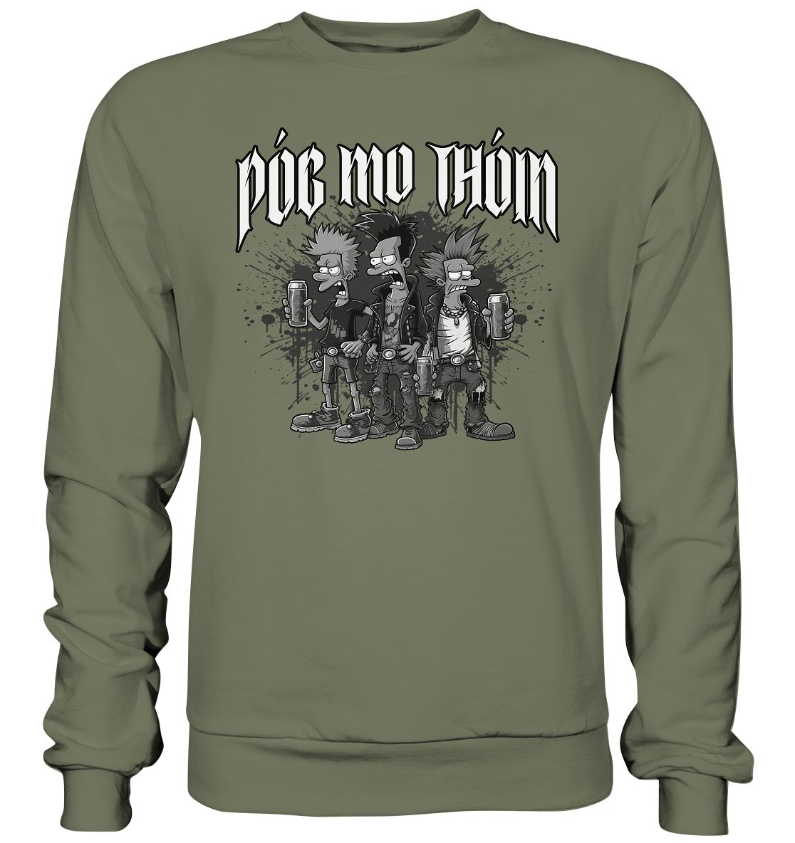 Póg Mo Thóin Streetwear "Punks II" - Premium Sweatshirt