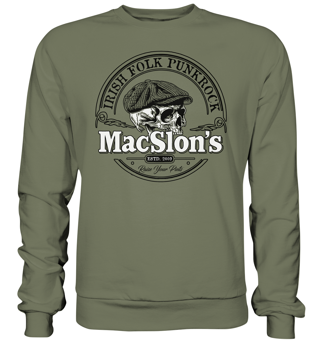 MacSlon's "Estd. 2009 / Irish Folk Punkrock II"  - Premium Sweatshirt