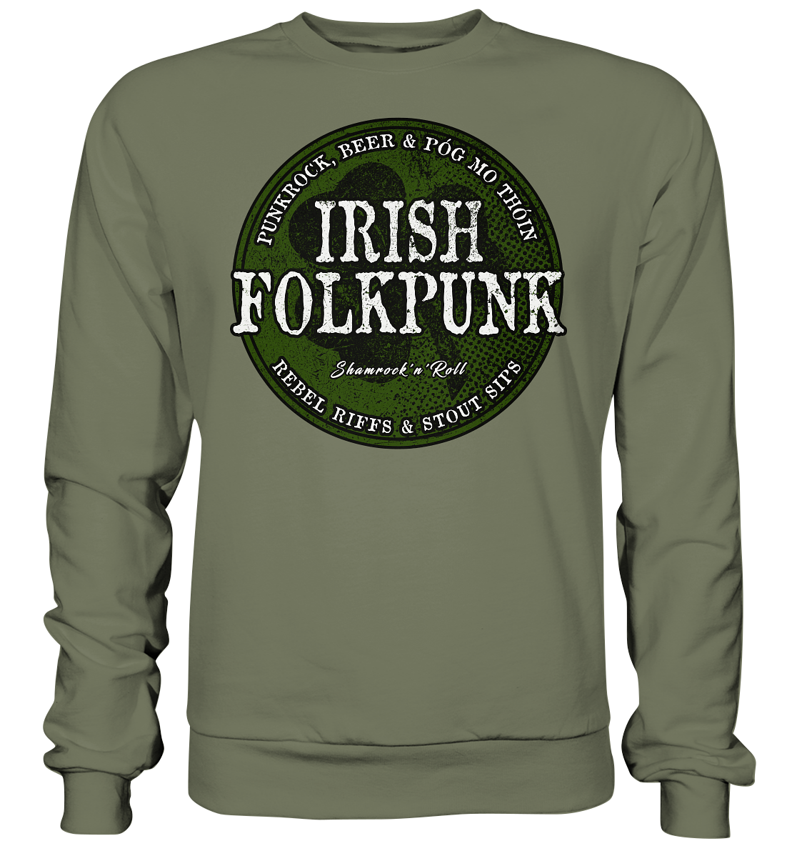 Irish Folkpunk "Shamrock'n'Roll" - Premium Sweatshirt