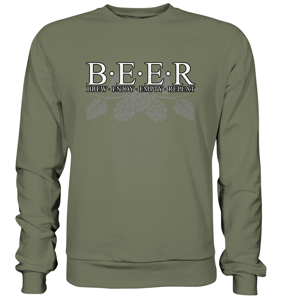 Beer "Brew, Enjoy, Empty, Repeat" - Premium Sweatshirt