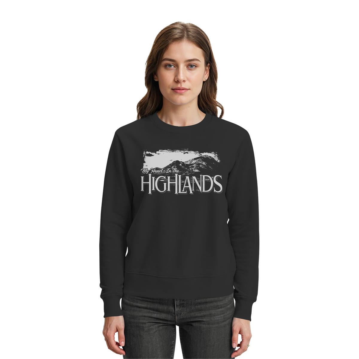 "My Heart's In The Highlands"  - Premium Sweatshirt