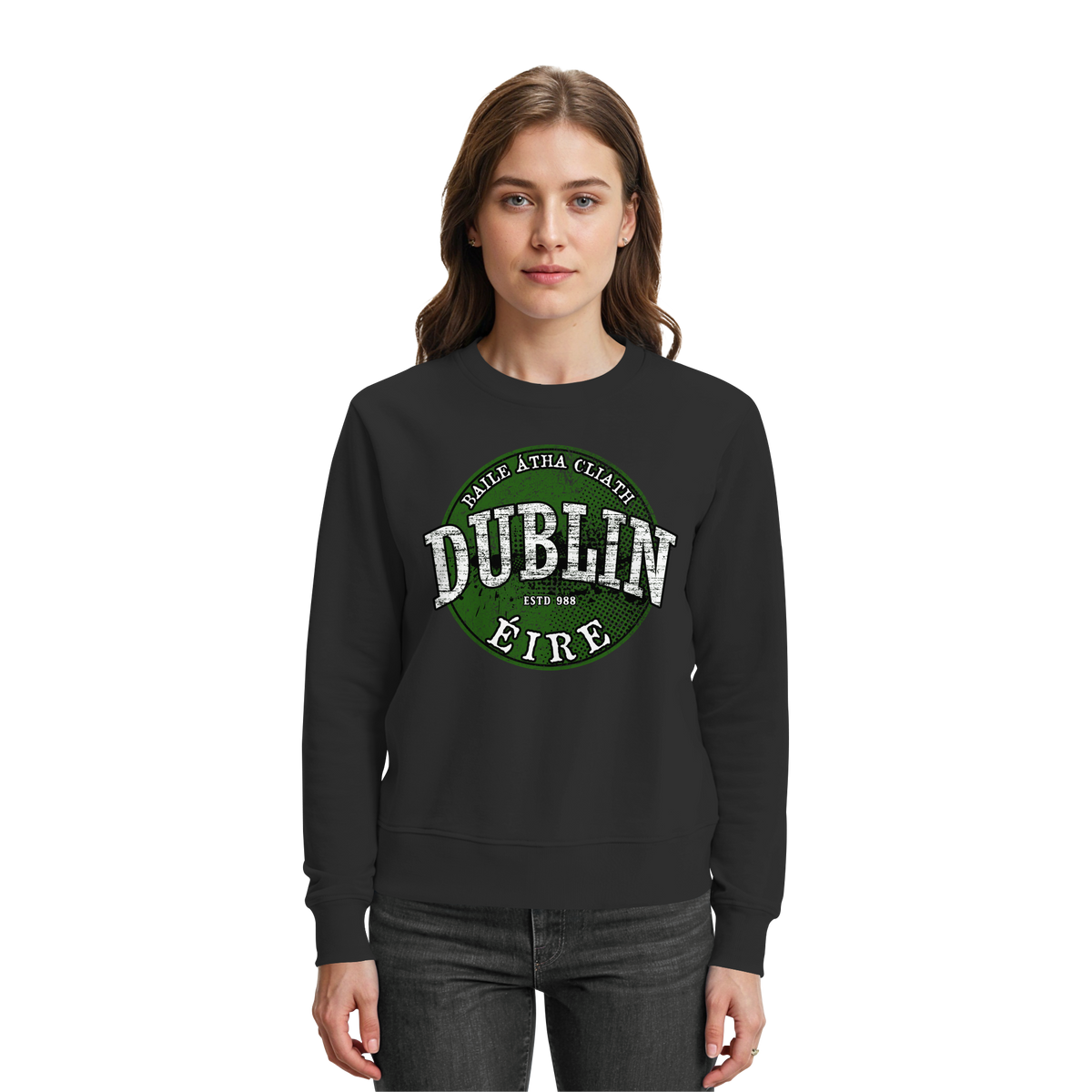Dublin "Estd 988 / Baile Átha Cliath / Éire"  - Premium Sweatshirt