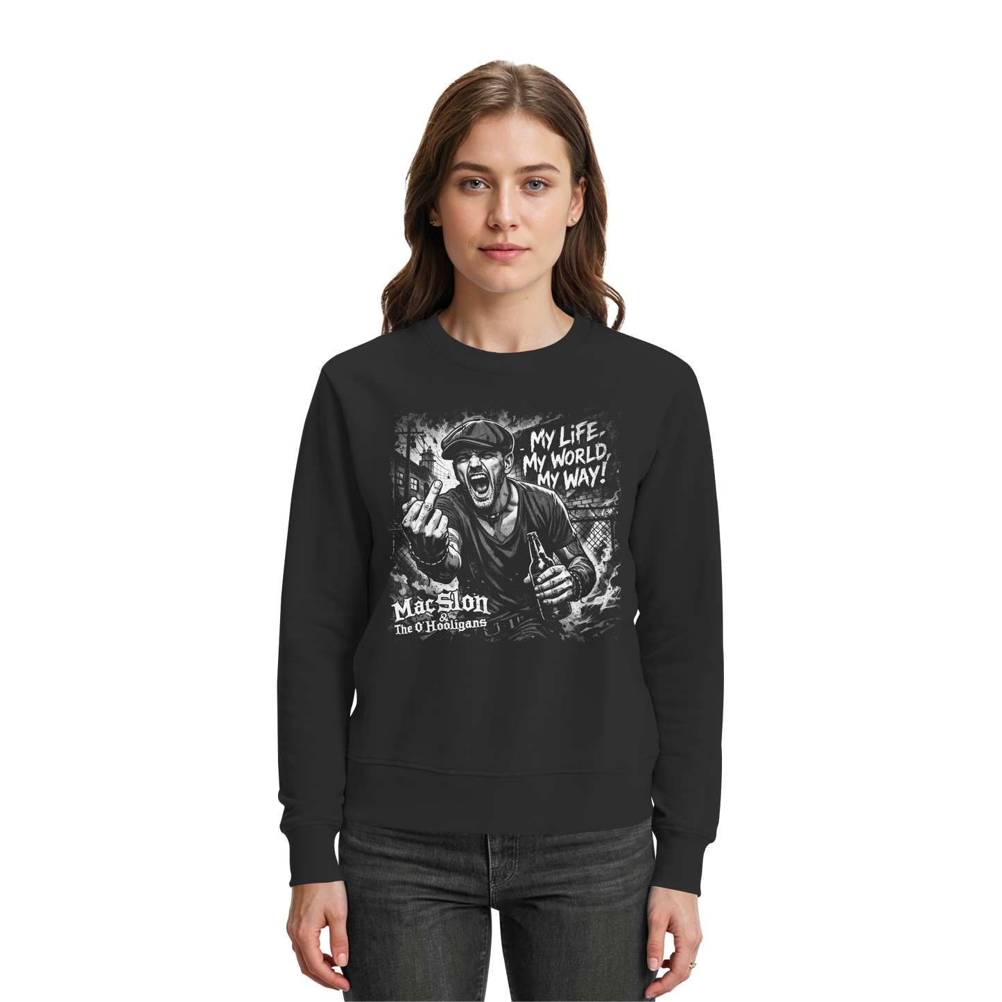 MacSlon & The O'Hooligans "My Life, My World, My Way" - Premium Sweatshirt