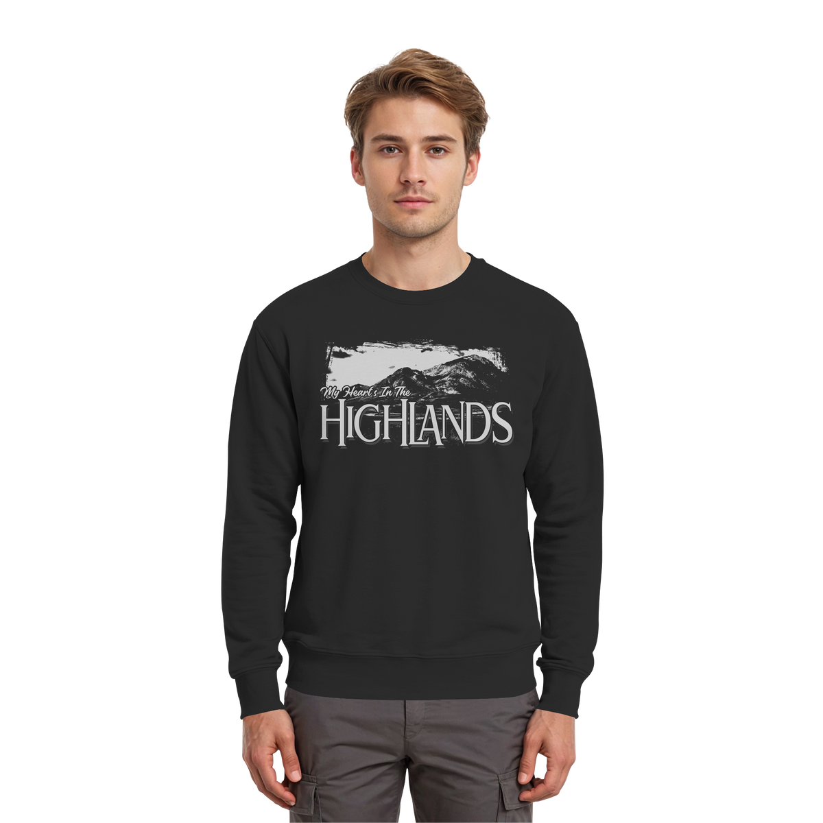 "My Heart's In The Highlands"  - Premium Sweatshirt