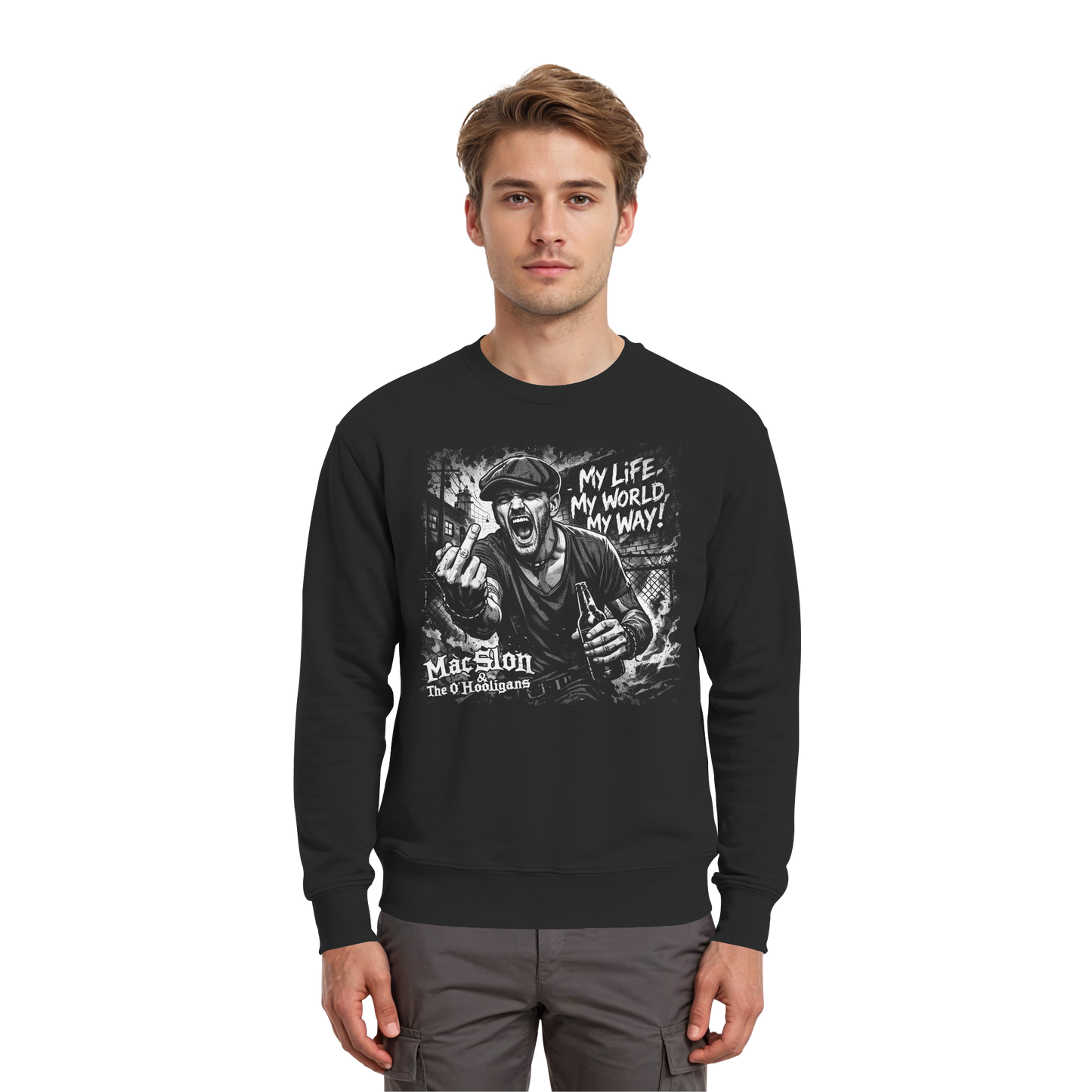 MacSlon & The O'Hooligans "My Life, My World, My Way" - Premium Sweatshirt