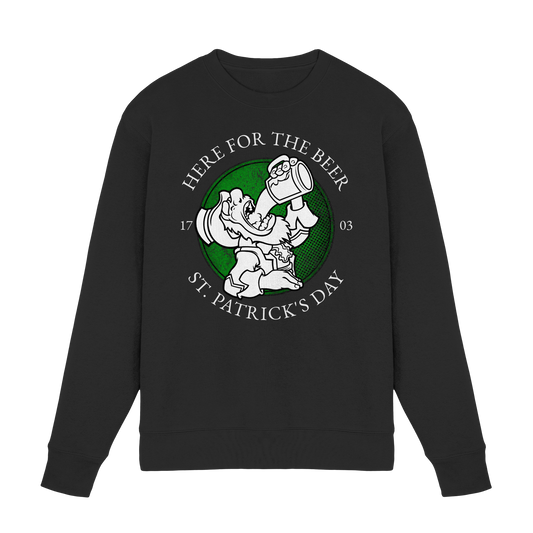 Here For The Beer "St. Patrick's Day"  - Premium Sweatshirt