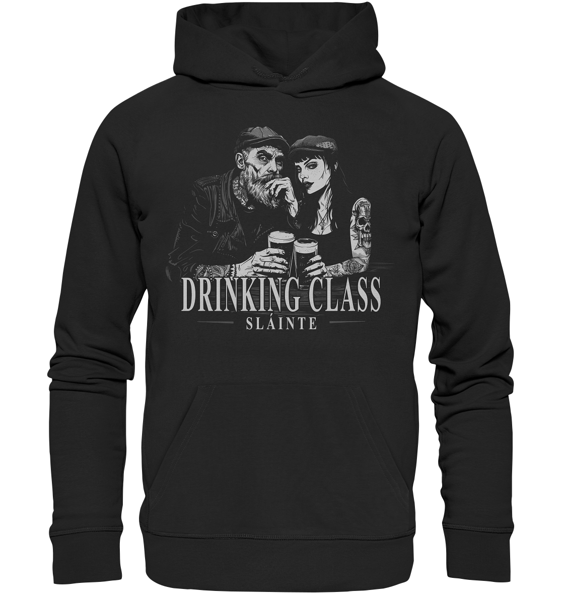 Drinking Class "Sláinte / Irish Pub Couple I" - Premium Unisex Hoodie