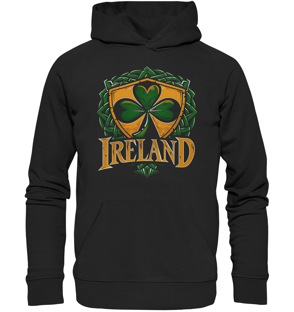 Ireland "Shamrock / Crest"  - Premium Unisex Hoodie