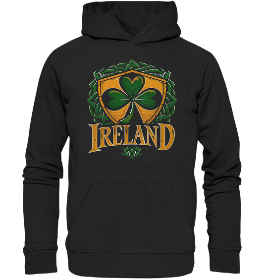 Ireland "Shamrock / Crest"  - Premium Unisex Hoodie