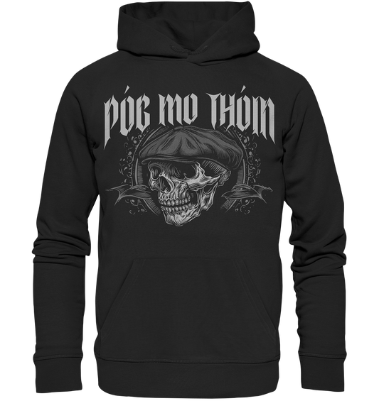 Póg Mo Thóin Streetwear "Flatcap-Skull II"  - Premium Unisex Hoodie