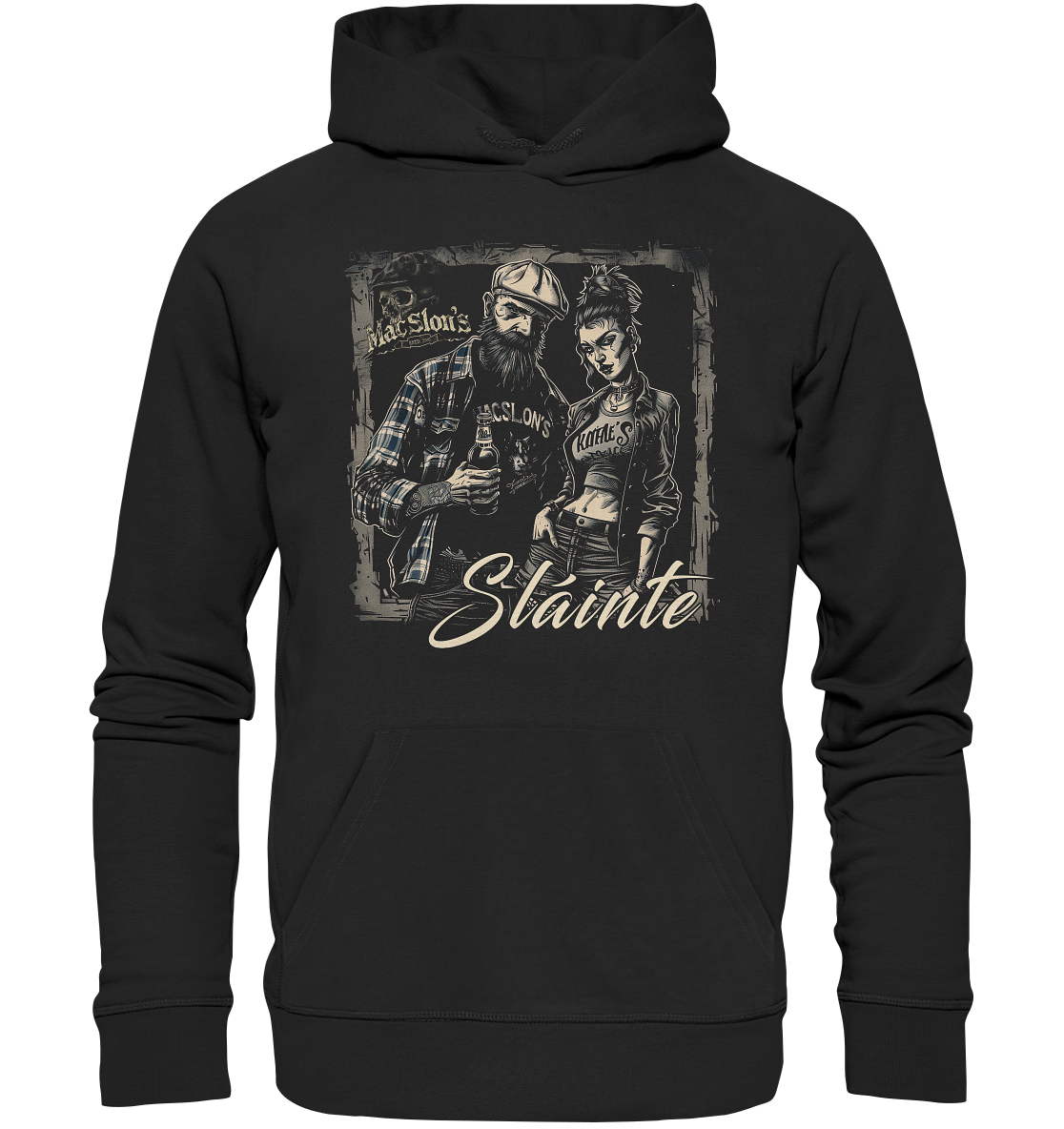 Sláinte "Couple Of Punks I" - Premium Unisex Hoodie