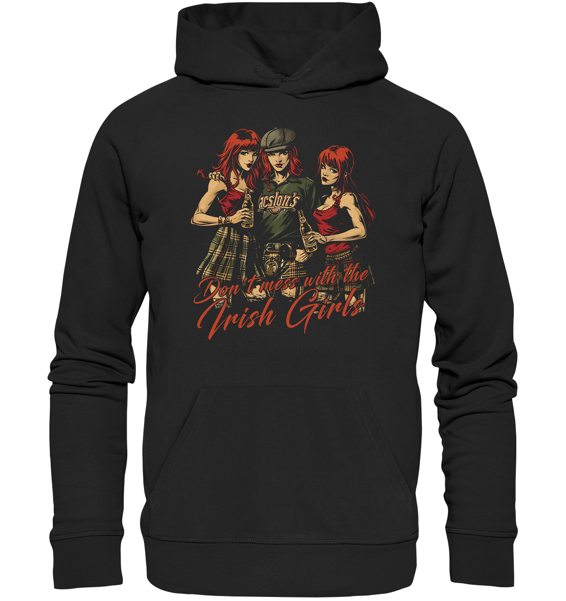 Don't Mess With The Irish Girls - Premium Unisex Hoodie