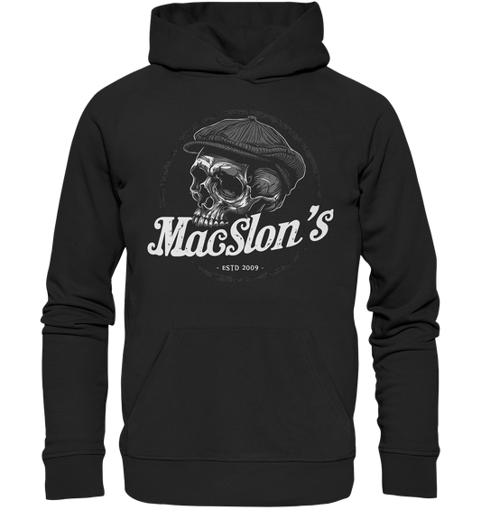 MacSlon's "Estd. 2009 / Flatcap-Skull II" - Premium Unisex Hoodie