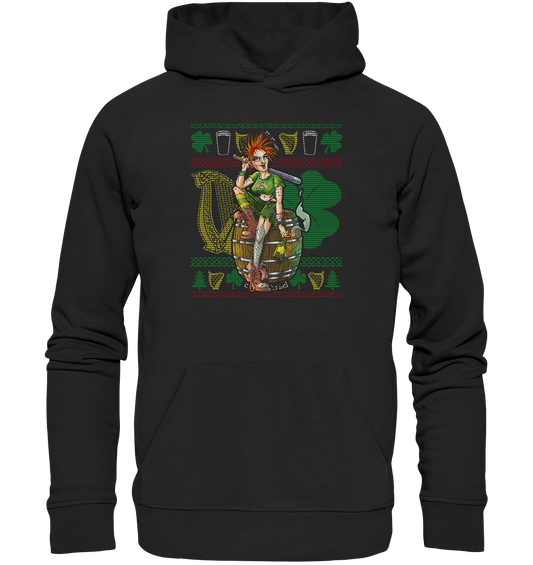 Irish Punk Girl (Christmas) - Premium Unisex Hoodie