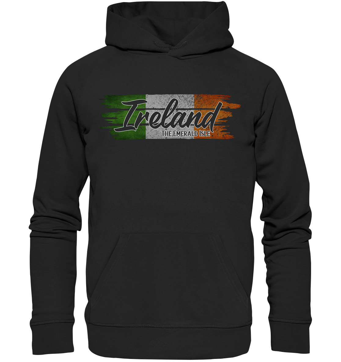 Ireland "The Emerald Isle / Flag" - Premium Unisex Hoodie