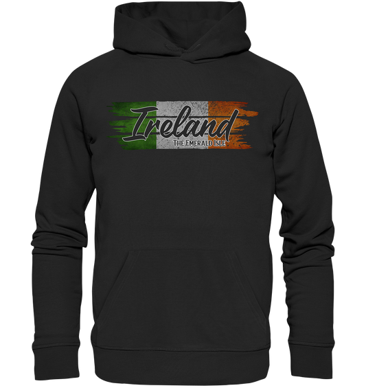 Ireland "The Emerald Isle / Flag" - Premium Unisex Hoodie