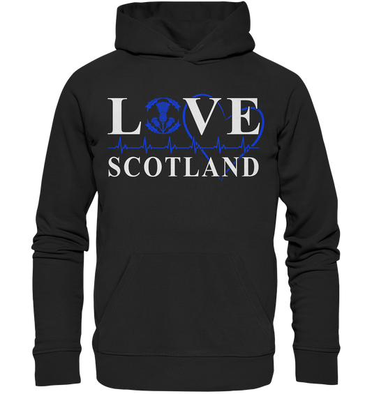 Love Scotland "Heartbeat" - Premium Unisex Hoodie