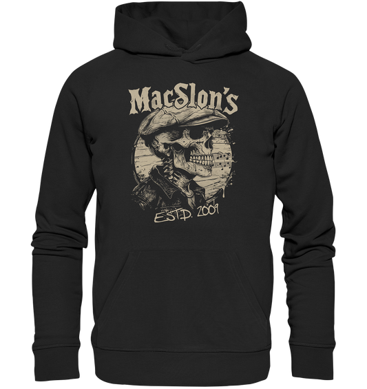 MacSlon's "Estd. 2009 / Flatcap-Skull XIII"  - Premium Unisex Hoodie