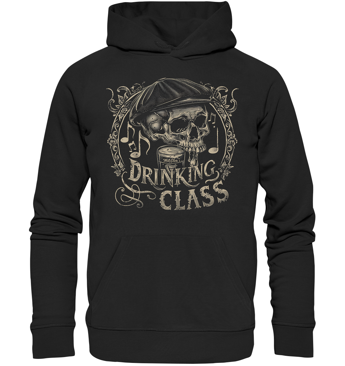 Drinking Class "Flatcap-Skull I"  - Premium Unisex Hoodie