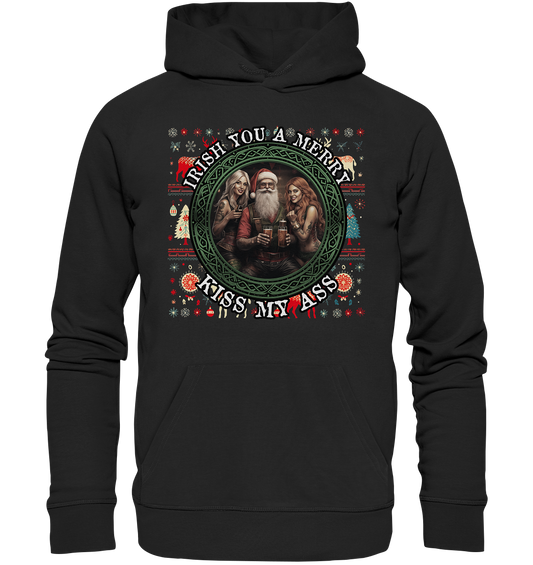 Irish You A Merry... "Santa, Girls & Beer "  - Premium Unisex Hoodie