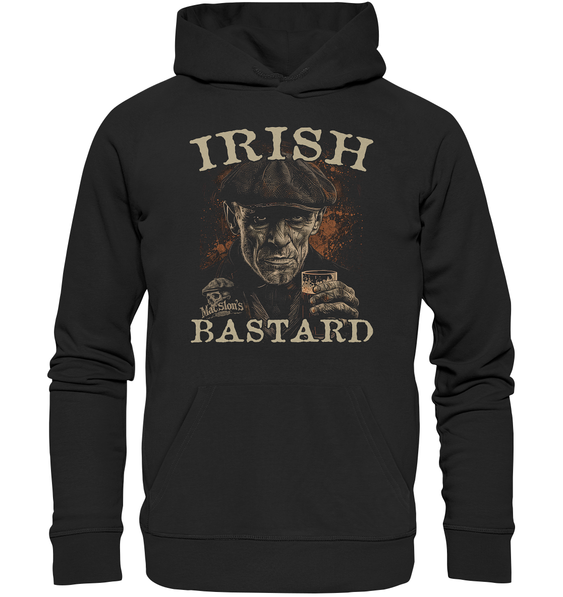 Irish Bastard "Old Irish Man V" - Premium Unisex Hoodie