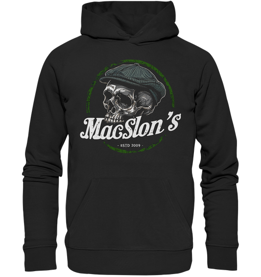 MacSlon's "Estd. 2009 / Flatcap-Skull" - Premium Unisex Hoodie