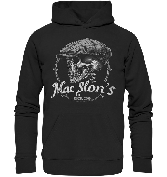 MacSlon's "Estd. 2009 / Flatcap-Skull VII" - Premium Unisex Hoodie