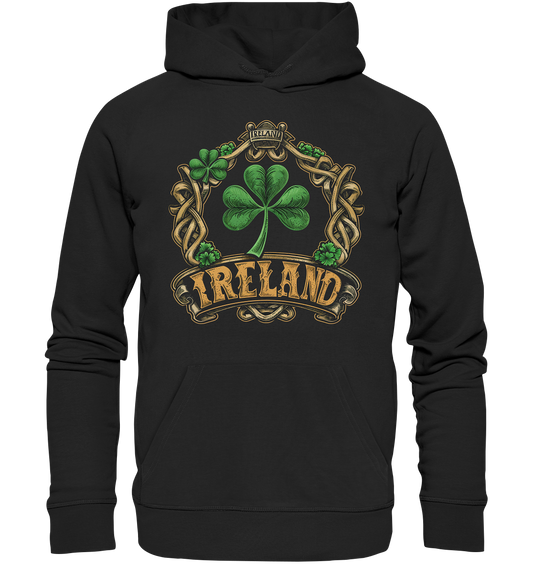 Ireland "Shamrock / Crest III" - Premium Unisex Hoodie