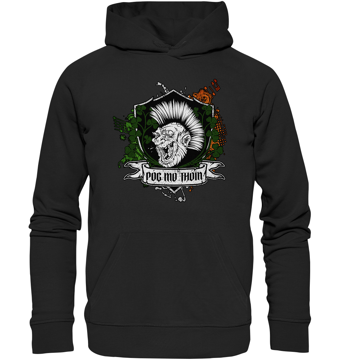 Póg Mo Thóin Streetwear "Crest" - Premium Unisex Hoodie