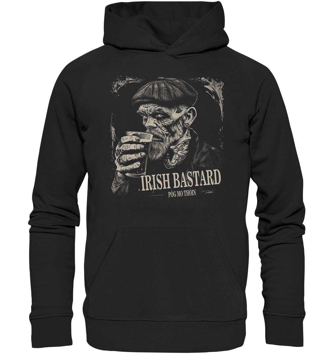 Irish Bastard "Old Irish Man IV" - Premium Unisex Hoodie