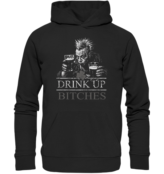 Drink Up Bitches "Punk I" - Premium Unisex Hoodie
